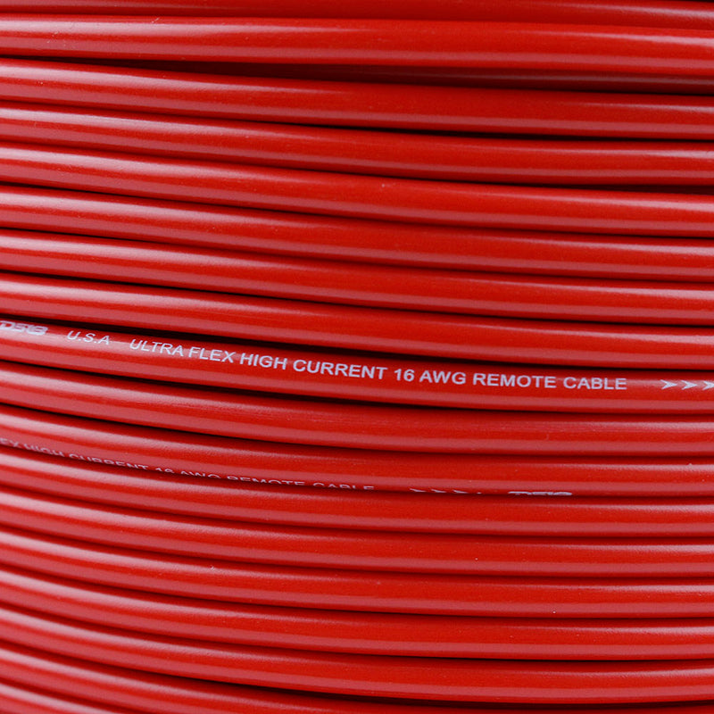 500' Ft Spool 16 Gauge Remote Wire Red Primary 12V Wiring Cable AWG Flexible