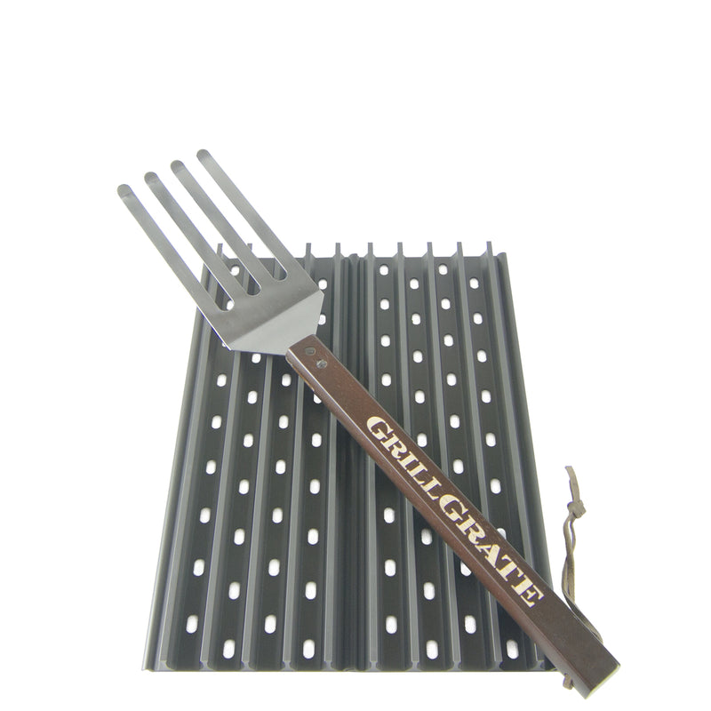 GrillGrates 12" Sear Station Set with Grate Tool for Davy Crocket RGG12K-0002