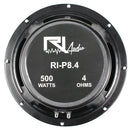 RI Audio 8" Midrange Speaker 500 Watts Peak 250 Watts RMS 4 Ohm Single Car Audio