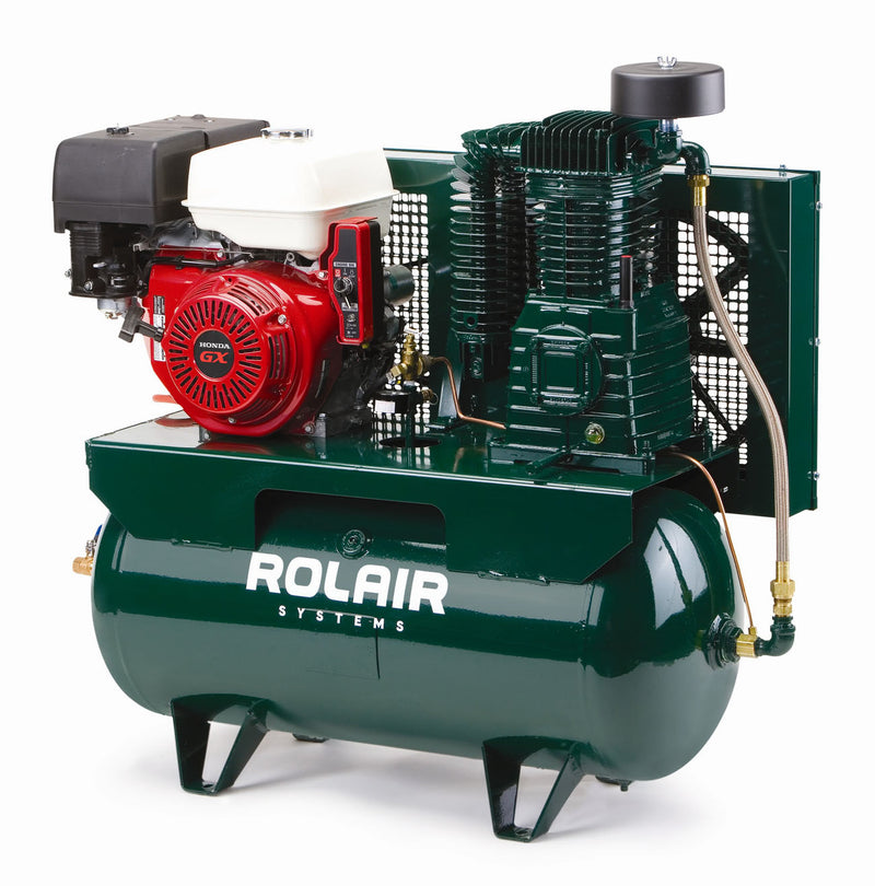 Rolair 13GR60HK30 60 Gallon Truck Mount Air Compressor 13 Hp Gas Engine