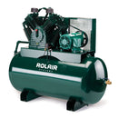 Rolair 7.5 hp 120 Gal Horizontal Tank Single Phase Air Compressor  H75112K30B-19