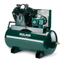 Rolair H75360K30 60 Gallon Horizontal Stationary Air Compressor 7.5 Hp 23.5 Cfm