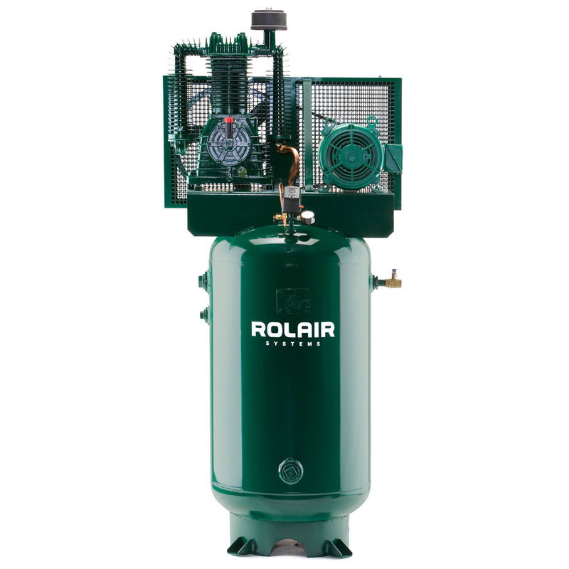 Rolair V75312K50 120 Gallon Vertical Stationary Air Compressor 7.5 Hp 23.7 Cfm