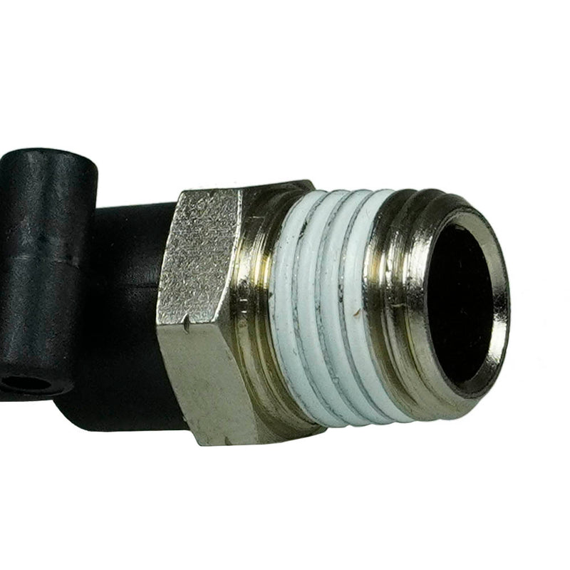 Prevost 1/4" Push-To-Connect X 1/4" MNPT Push Lock To Male NPT Connection Elbow