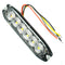 Race Sport Slim White-Amber Strobe Pro Series 6 LED Thin Lights RS3020CSP Single