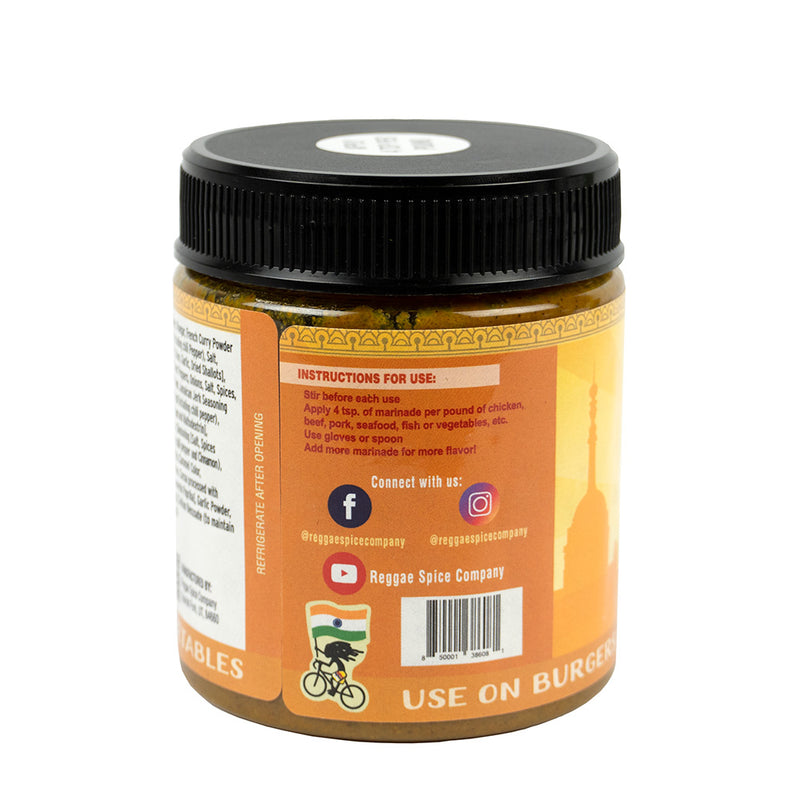 Reggae Spice Company French Indian Curry Jerk Sweet and Sassy Wet Marinade 11 oz
