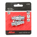 Milton H Style Plugs 1/4" Male NPT Steel  Quick Release Plugs S-1839 2 Pack