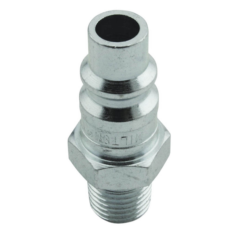Milton H Style Plugs 1/4" Male NPT Steel  Quick Release Plugs S-1839 2 Pack