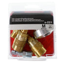 Milton M Style 3 in 1 Manifold Kit 5 Piece Coupler and Plug Set 1/4" NPT S-221