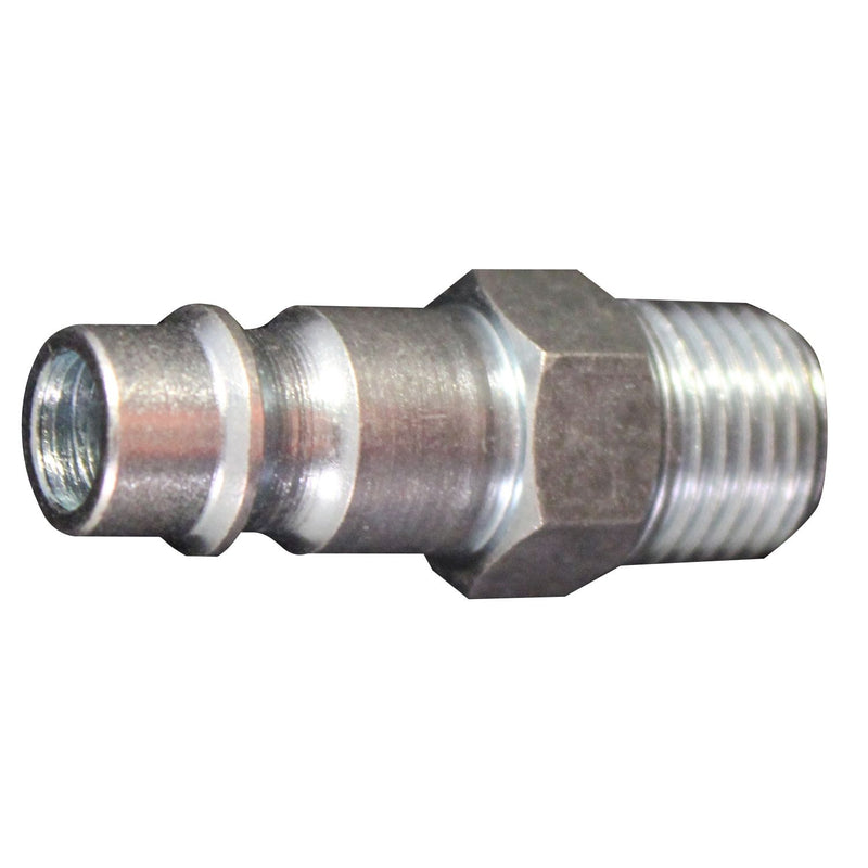 Milton V Style Plugs 1/4" Male NPT Steel High Flow Pro European S-760-1 2 Pack