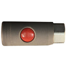 Milton 1/4" MNPT M Style Safety Coupler Industrial Style Push Button S-99706