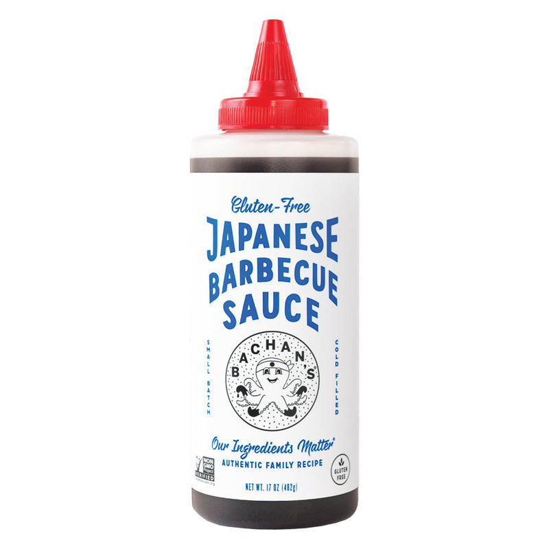 Bachans Gluten Free Japanese Barbecue Sauce Non GMO 17 Oz Bottle SCE-GF-001