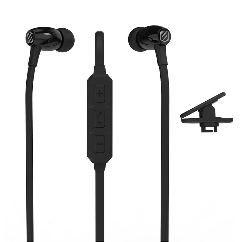 WIRELESS EARBUDS WITH MIC + CONTROLS (BLACK)