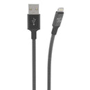 USB Type-A To Lightning Braided 10Ft Cable (Space Grey)