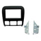 1998-05 Mercedes Benz S Class ISO Double DIN Kit; Soft Touch Black