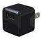 SINGLE USB WALL CHARGER FOR LIGHTNING DEVICES (BLACK)