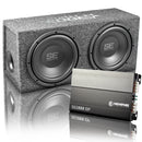 Memphis Audio Dual 10" Ported Enclosure with Amplifier Package Street Edge SE210