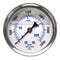 Liquid Filled 0-3,000 PSI Lower Side Mount Air Pressure Gauge With 2.5" Face