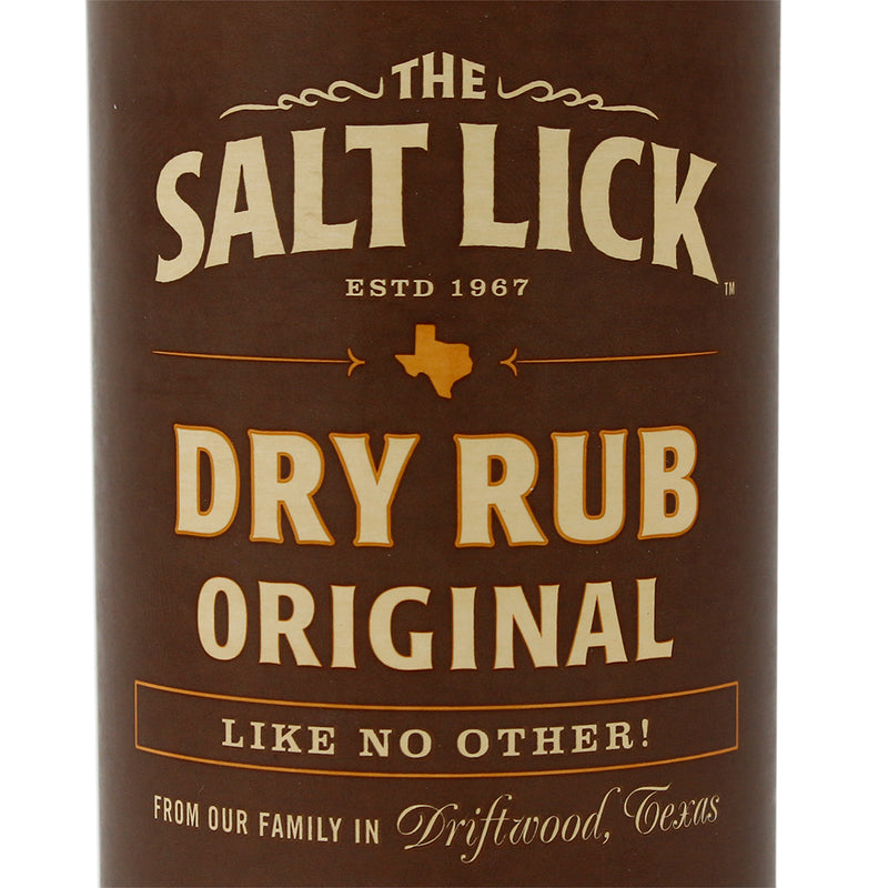 Salt Lick BBQ Original Dry Rub For Meat And Grilling No MSG Made In Texas 12oz
