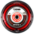 DS18 SRW Shallow 10" Subwoofer 400 Watts Max Single 4 Ohm Voice Coil SRW10.4