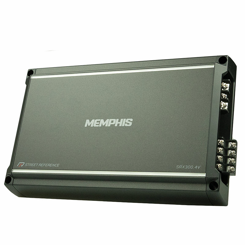 Memphis Audio 300W RMS 4-Channel Street Amplifier Class AB With SRX300.4V