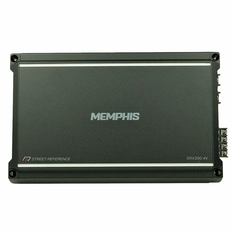Memphis Audio 300W RMS 4-Channel Street Amplifier Class AB With SRX300.4V