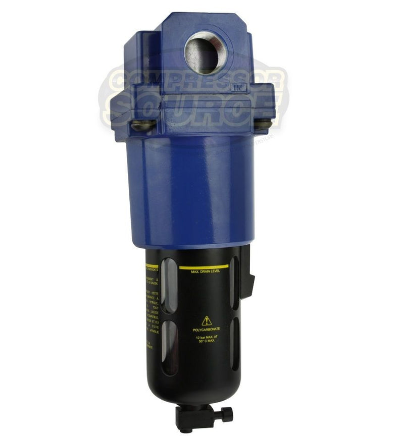 Prevost 3/4" Compressed Air In Line Moisture / Water Filter Trap High CFM