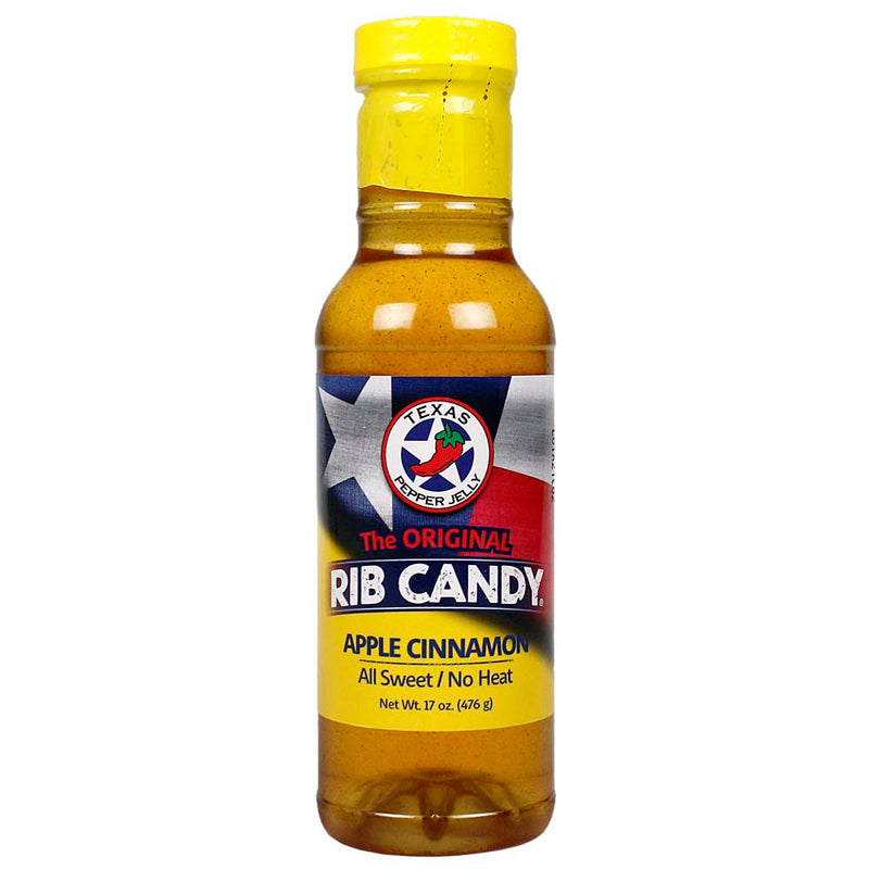 Texas Pepper Jelly Apple Cinnamon Rib Candy Glaze Sauce 17 Oz Bottle No Heat