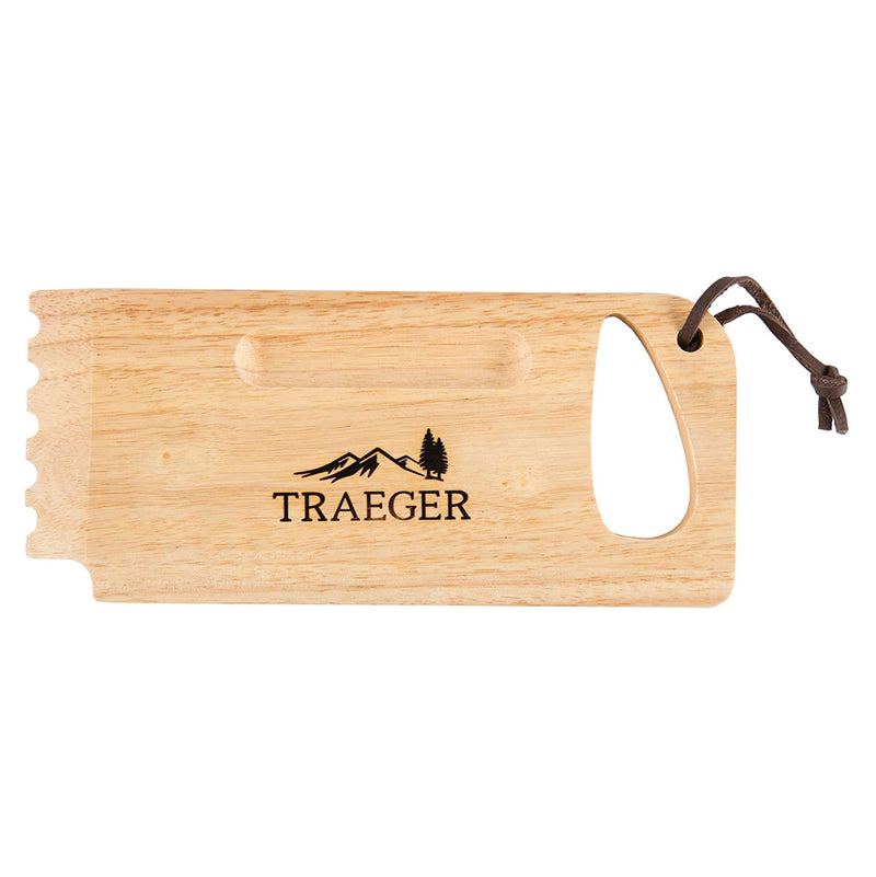 Traeger Wooden Grill Grate Scrape