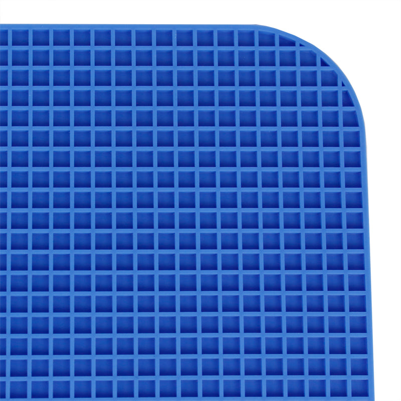 Thermoworks Hi-Temp Non-Slip Silicone Hotpad/Trivet 9"x12" 600°F BPA Free Blue