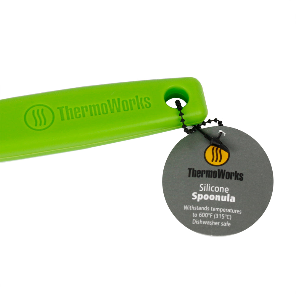 ThermoWorks HiTemp Silicone Spoonula 12.5 Inch Dishwasher Safe BPA Fr
