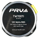 PRV Audio 4" Super Bullet Tweeter 120 Watts RMS Power 8 Ohm TW700Ti Single