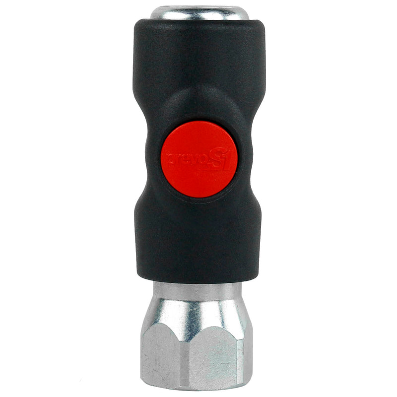 Prevost USI 061203 Push Button Automotive Style Truflate Air Coupler 1/2" NPT