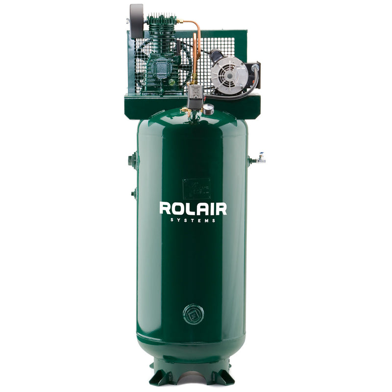 Rolair V3130K18 30 Gallon Vertical Stationary Air Compressor 3 Hp 11.9 Cfm