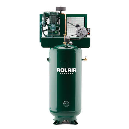Rolair V3380K24 80 Gallon Vertical Stationary Air Compressor 3 Hp 10.7 Cfm