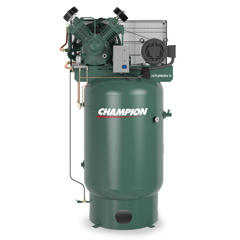 Champion 7.5 HP RV30 Pump 230 Volt 1 Phase 120 Gallon Tank Vertical Compressor