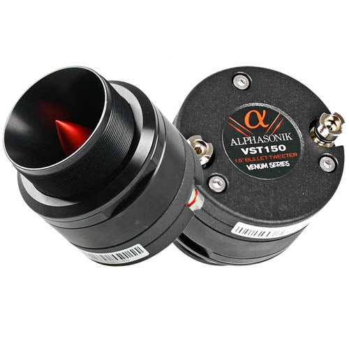 Alphasonik 1.5" Super Bullet Tweeters 300 Watts Max 4 Ohm Venum Series VST150