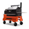 Yoder YS640S Competition Cart Pellet Grill Smoker Cooker Second Shelf Orange